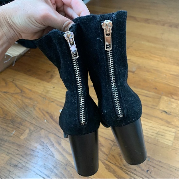 Black Ankle Boots for Women - Picture 3 of 8